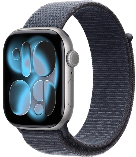 Apple Watch Series 11 Sport Loop 46 мм, «серый космос»