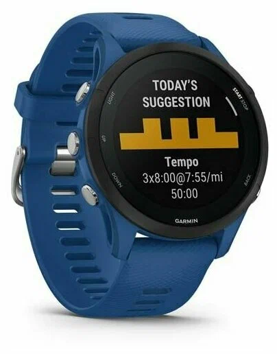 Умные часы Garmin Forerunner 255 45 мм, синий (010-02641-11)