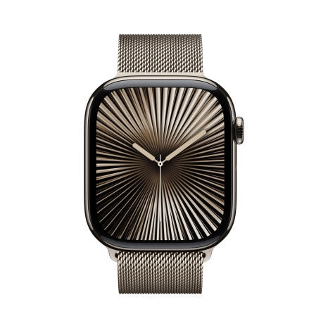 Apple Watch Series 10 42 мм, титановый бежевый